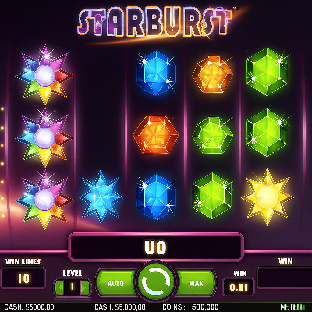 Banzai - Starburst Slot Game - NetEnt